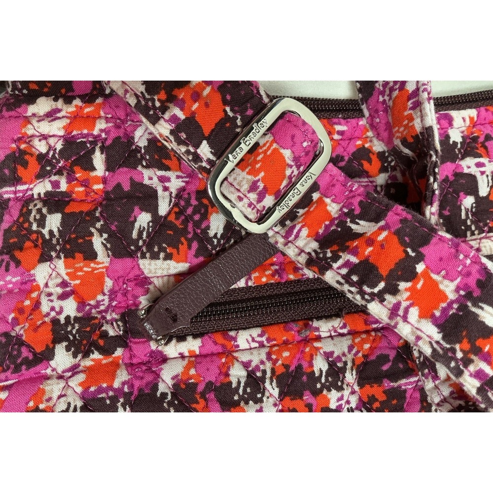 Vera Bradley Hipster Crossbody Purse Houndstooth Tweed Travel - Picture 11 of 14